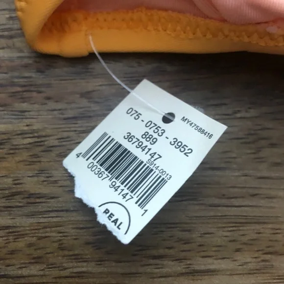 aerie orange and Pink Knot Front Bikini Top - Picture 6 of 8